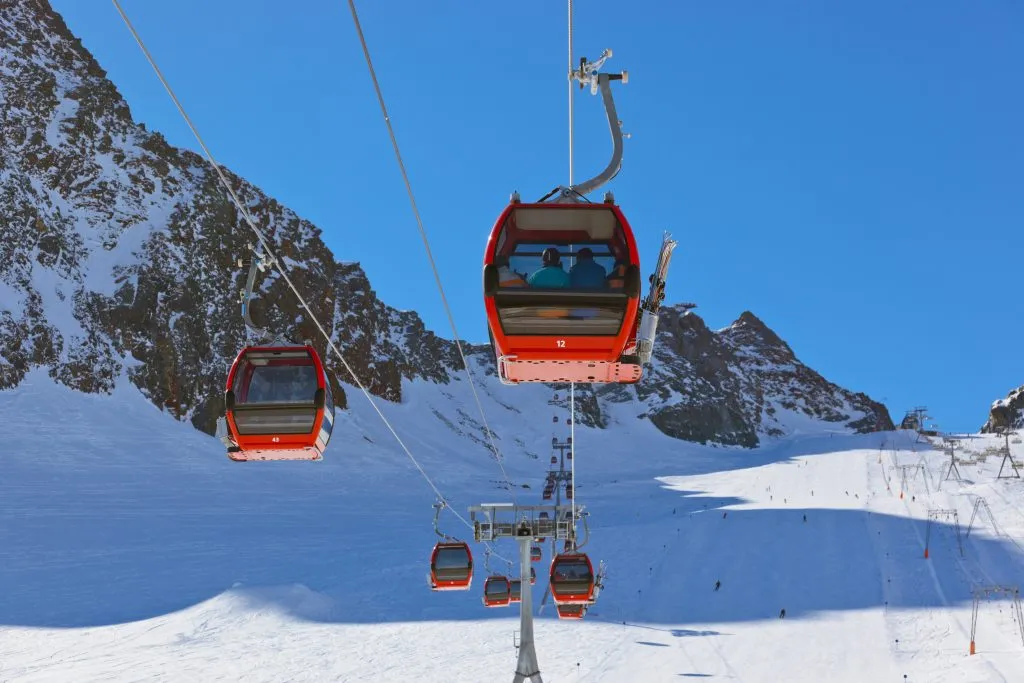 Stazione sciistica di montagna - Innsbruck Austria