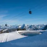 köysirata Hartkaiser vuori, hiihtokeskus Ellmau tirol talvella
