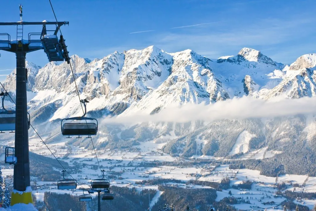 Paesaggio di montagna. Schladming. Austria