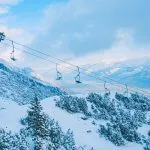 impianto di risalita in montagna a innsbruck