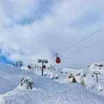 Fjell skianlegg Kaprun Østerrike