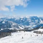 Skianlegg Zell am See. Østerrike