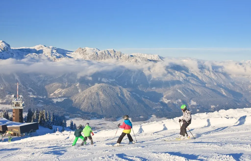 Stazione sciistica di Schladming . Austria