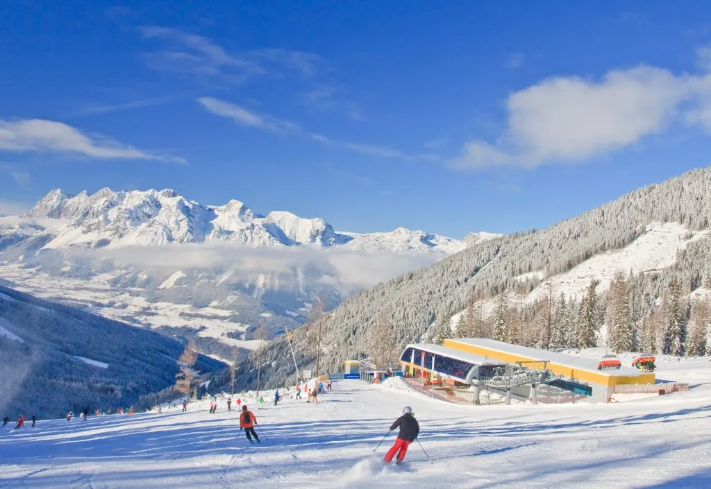 Stazione sciistica di Schladming . Austria